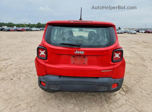 ZACCJAAW6GPC58868 2016 JEEP RENEGADE Red Vista trasera