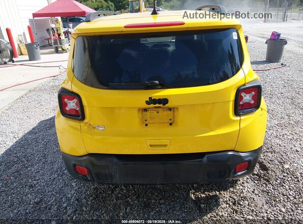ZACCJABB1JPJ55549 2018 JEEP RENEGADE Yellow 