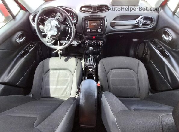 ZACCJABB2HPG47326 2017 JEEP RENEGADE Red Widok deski rozdzielczej