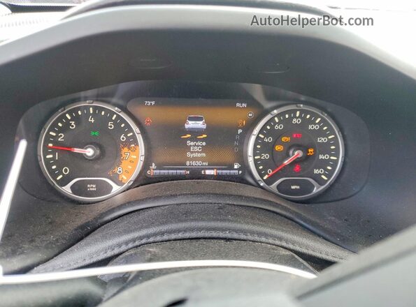 ZACCJABB3HPE58720 2017 JEEP RENEGADE Silver Widok zestawu wskaźników