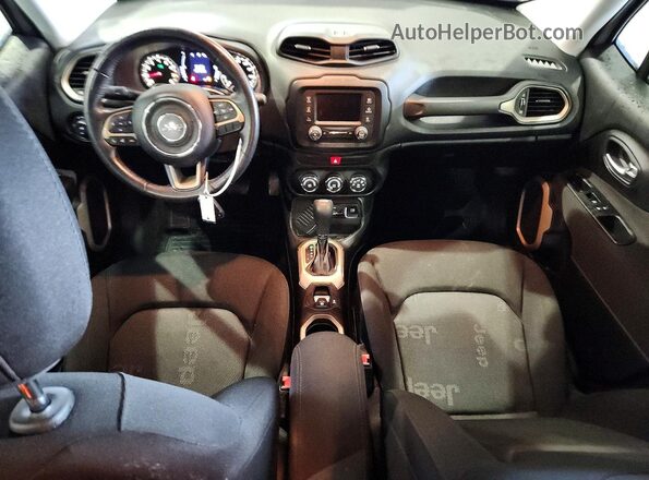 ZACCJABB9HPF06205 2017 JEEP RENEGADE Silver Widok deski rozdzielczej