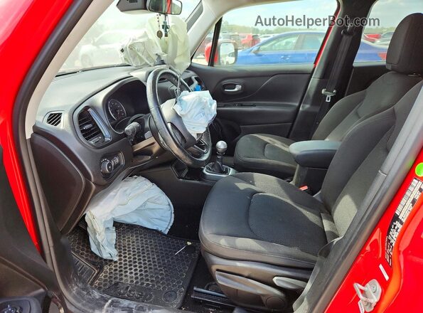 ZACCJABH1JPH33320 2018 JEEP RENEGADE Red Front interior view