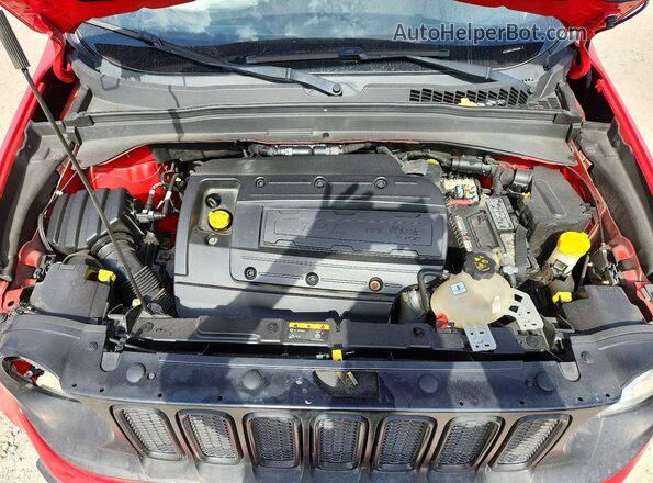 ZACCJABH1JPH33320 2018 JEEP RENEGADE Red Rear interior view