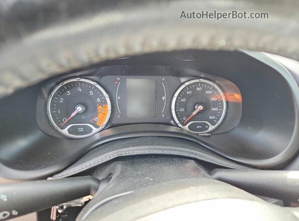 ZACCJABH1JPH33320 2018 JEEP RENEGADE Red Instrument cluster view