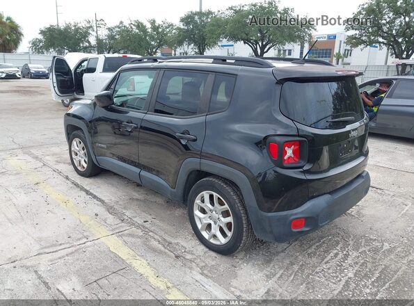 ZACCJABT0GPE16822 2016 JEEP RENEGADE Black უკანა მარცხენა