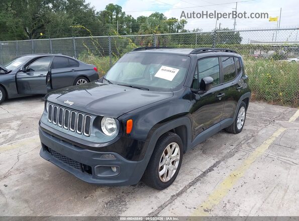 ZACCJABT0GPE16822 2016 JEEP RENEGADE Black წინა მარცხენა ხედი სამი მეოთხედიდან