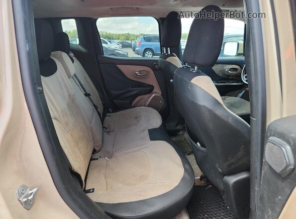 ZACCJABT4GPD23625 2016 JEEP RENEGADE Желто-коричневый Вид задних сидений