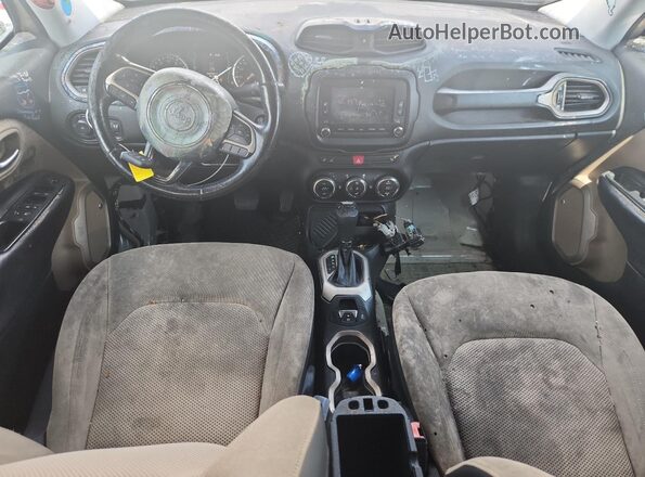 ZACCJABT4GPD23625 2016 JEEP RENEGADE Желто-коричневый Вид панели приборов