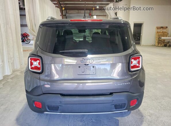 ZACCJADB3HPF34689 2017 JEEP RENEGADE Gray Rear view