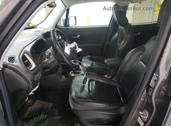 ZACCJADB3HPF34689 2017 JEEP RENEGADE Gray Front interior view