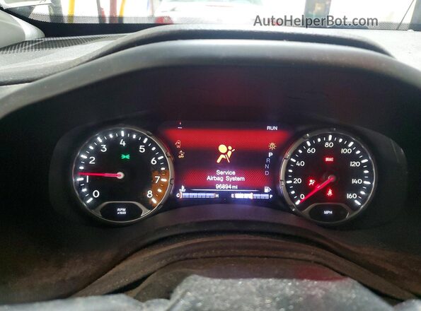 ZACCJADB3HPF34689 2017 JEEP RENEGADE Gray Instrument cluster view