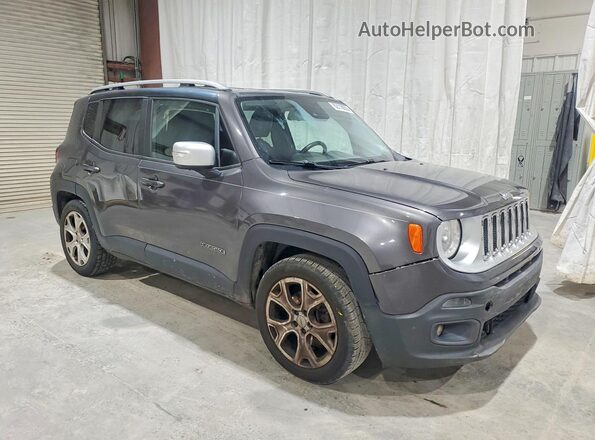 ZACCJADB3HPF34689 2017 JEEP RENEGADE Gray Front right