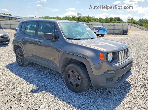 ZACCJBAB3HPF29096 2017 JEEP RENEGADE Серый Передняя правая четверть