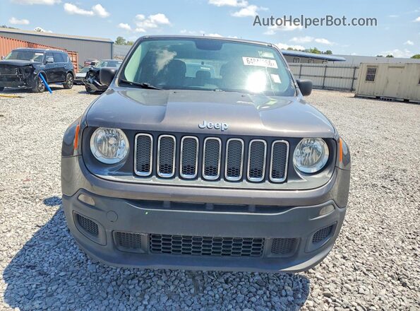 ZACCJBAB3HPF29096 2017 JEEP RENEGADE Серый Вид спереди