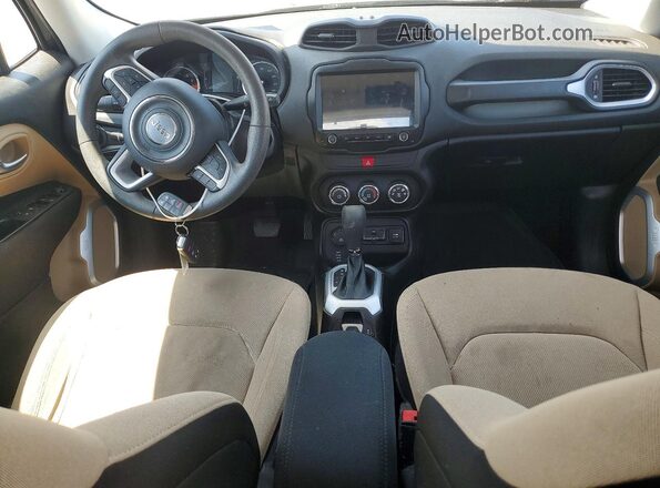 ZACCJBAB3HPF29096 2017 JEEP RENEGADE Серый Вид панели приборов