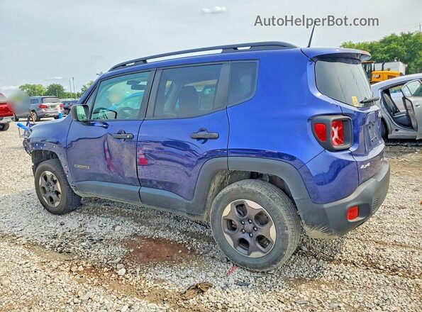 ZACCJBAB4JPH44721 2018 JEEP RENEGADE Blue Задня ліва чверть