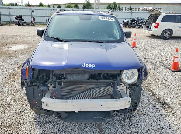 ZACCJBAB4JPH44721 2018 JEEP RENEGADE Blue Вид спереду