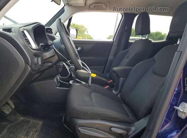 ZACCJBAB4JPH44721 2018 JEEP RENEGADE Blue Вид салону спереду