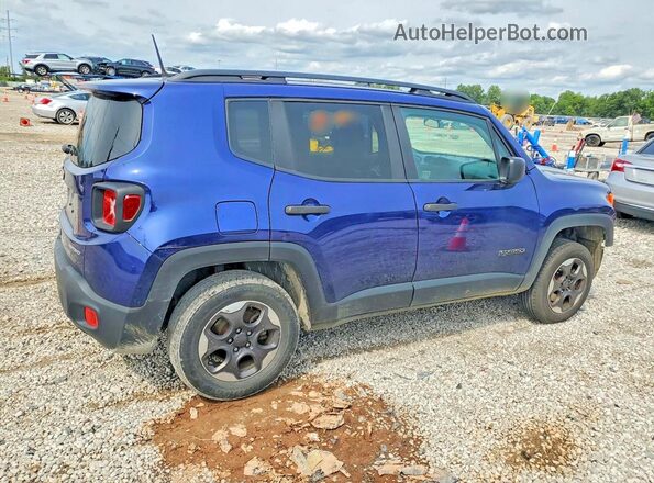 ZACCJBAB4JPH44721 2018 JEEP RENEGADE Blue Задня права чверть
