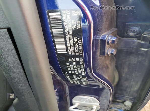 ZACCJBAB4JPH44721 2018 JEEP RENEGADE Blue Вид наклейки з VIN-кодом