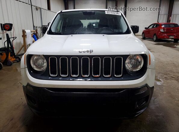 ZACCJBAB7HPF88264 2017 JEEP RENEGADE White Widok z przodu