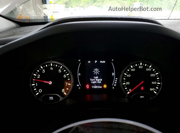 ZACCJBAB7HPF88264 2017 JEEP RENEGADE White Widok zestawu wskaźników