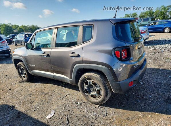 ZACCJBAB8HPE88464 2017 JEEP RENEGADE Gray Trasero izquierdo