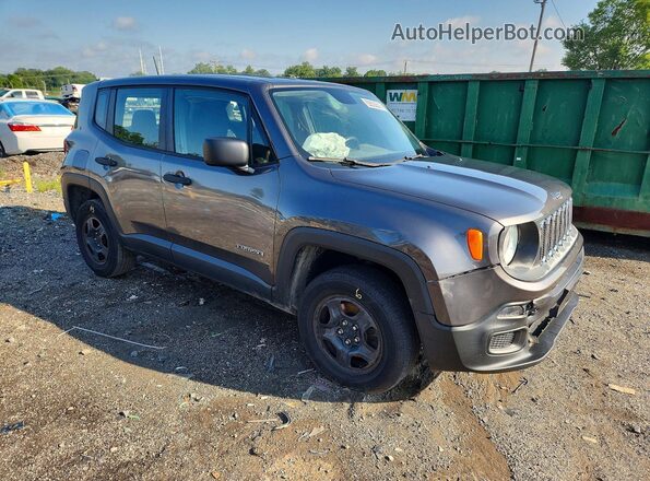 ZACCJBAB8HPE88464 2017 JEEP RENEGADE Gray Delantero derecho