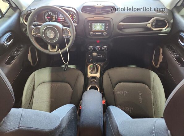 ZACCJBAT9GPD89594 2016 JEEP RENEGADE Белый Вид панели приборов