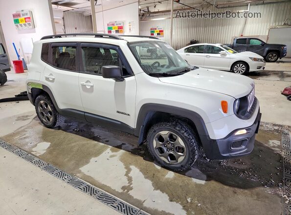 ZACCJBAT9GPD89594 2016 JEEP RENEGADE Белый Передняя правая четверть