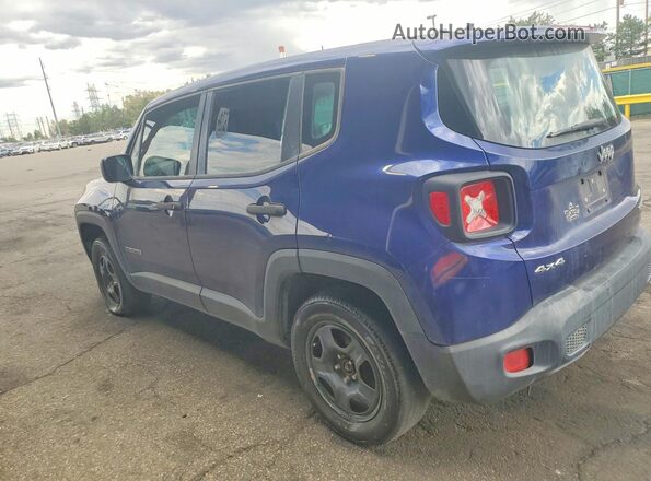ZACCJBAW1GPC77480 2016 JEEP RENEGADE Blue უკანა მარცხენა