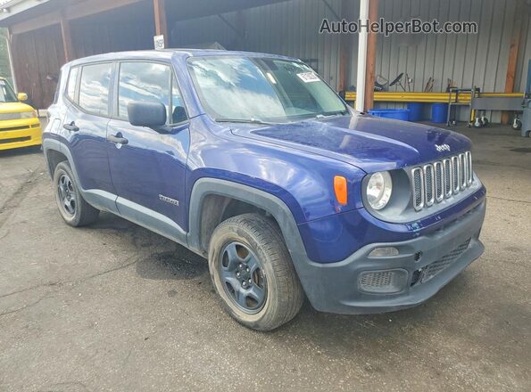 ZACCJBAW1GPC77480 2016 JEEP RENEGADE Blue წინა მარჯვენა