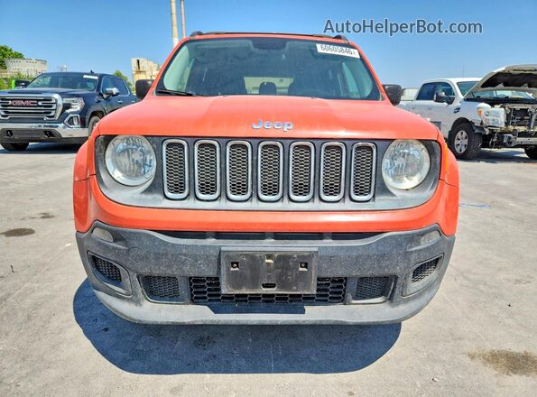 ZACCJBAW2GPE00770 2016 JEEP RENEGADE Orange Widok z przodu
