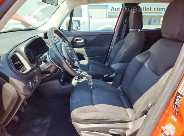 ZACCJBAW2GPE00770 2016 JEEP RENEGADE Orange Widok wnętrza z przodu