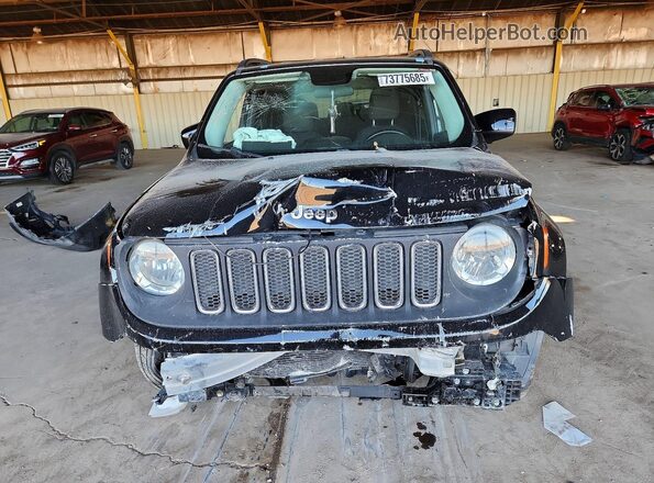 ZACCJBBB2HPF04902 2017 JEEP RENEGADE Черный Вид спереди