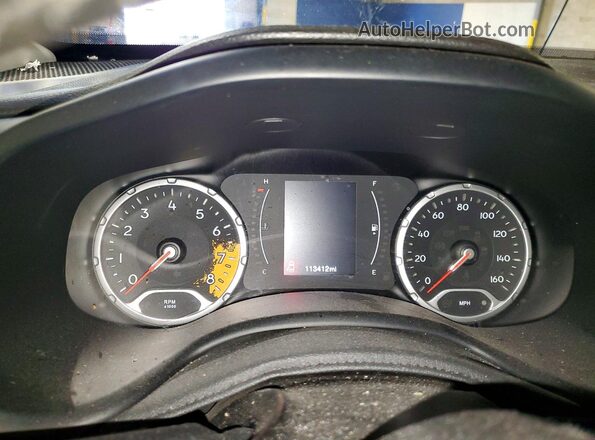 ZACCJBBB2HPF33834 2017 JEEP RENEGADE Silver ხელსაწყოთა პანელის ხედი