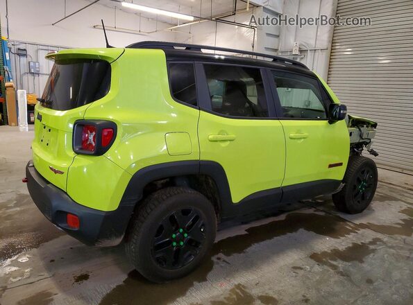 ZACCJBCB2JPH86737 2018 JEEP RENEGADE Green Задня права чверть