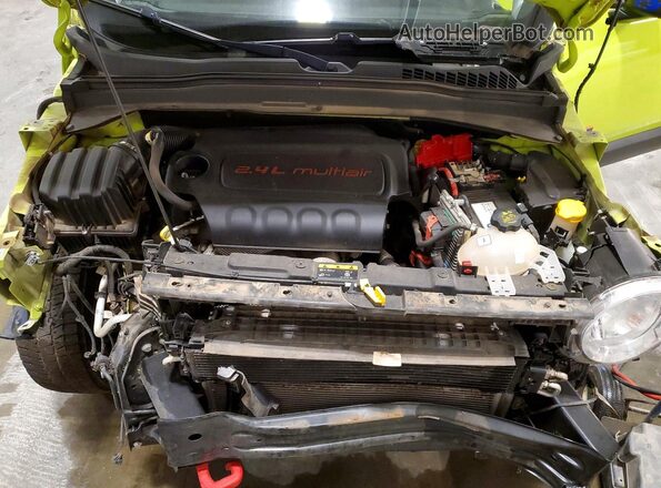 ZACCJBCB2JPH86737 2018 JEEP RENEGADE Green Вид підкапотного простору