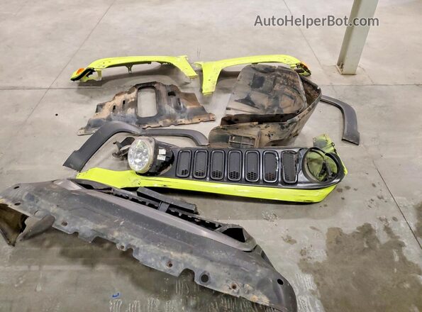 ZACCJBCB2JPH86737 2018 JEEP RENEGADE Green Вид наклейки з VIN-кодом