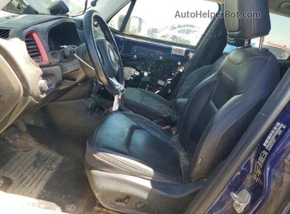 ZACCJBCB5HPF95873 2017 JEEP RENEGADE Blue Front interior view