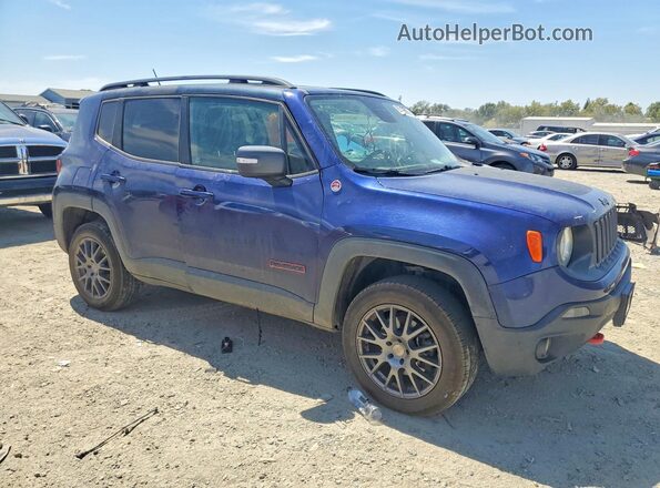ZACCJBCB5HPF95873 2017 JEEP RENEGADE Blue Front right