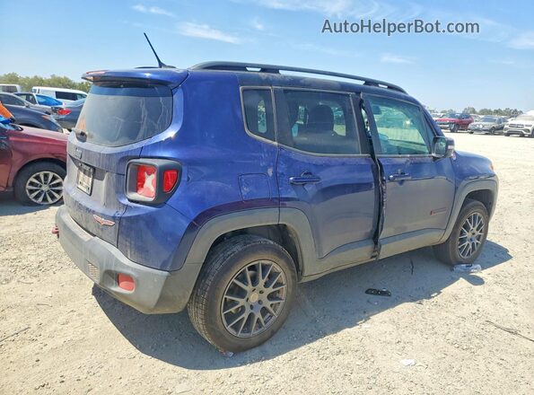 ZACCJBCB5HPF95873 2017 JEEP RENEGADE Blue Rear right