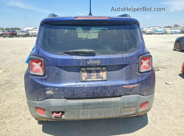 ZACCJBCB5HPF95873 2017 JEEP RENEGADE Blue Rear view