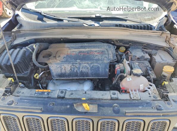 ZACCJBCB5HPF95873 2017 JEEP RENEGADE Blue Rear interior view