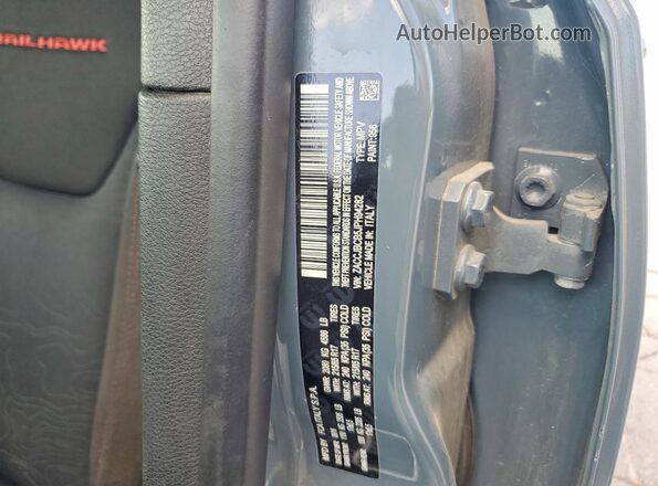 ZACCJBCB5JPH94282 2018 JEEP RENEGADE Серый Вид подкапотного пространства