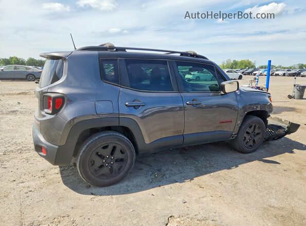 ZACCJBCB5JPJ00302 2018 JEEP RENEGADE Gray Trasero derecho