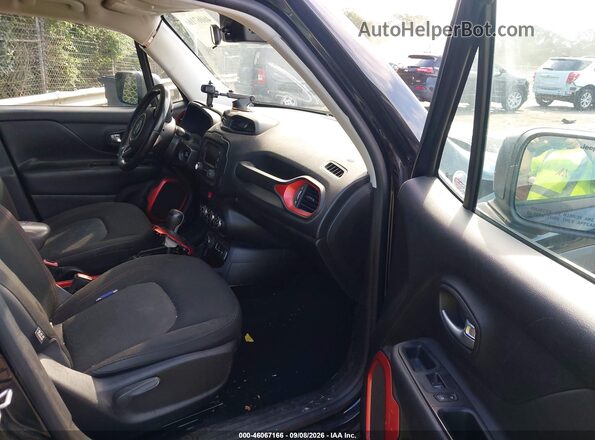ZACCJBCB8HPF26692 2017 JEEP RENEGADE Черный Вид салона спереди