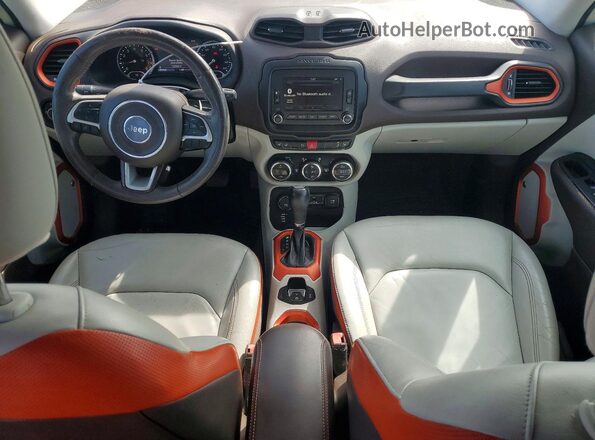 ZACCJBDT3GPD04468 2016 JEEP RENEGADE White Vista del salpicadero