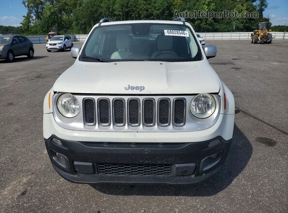 ZACCJBDT3GPD04468 2016 JEEP RENEGADE White Vista frontal