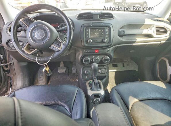 ZACCJBDT5GPD39884 2016 JEEP RENEGADE Gray Vista del salpicadero